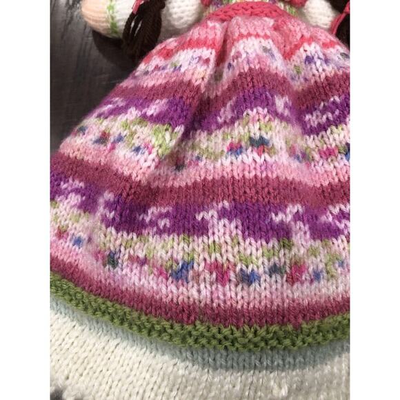 Topsy Turvey Knit‎ Plush Handmade Doll - 2 Dolls in One - Reversible Happy Sad - Picture 13 of 16